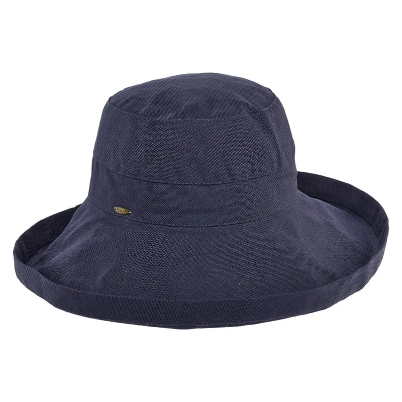 Scala Lanikai Knautschbarer Sonnenhut - Dunkles Denim