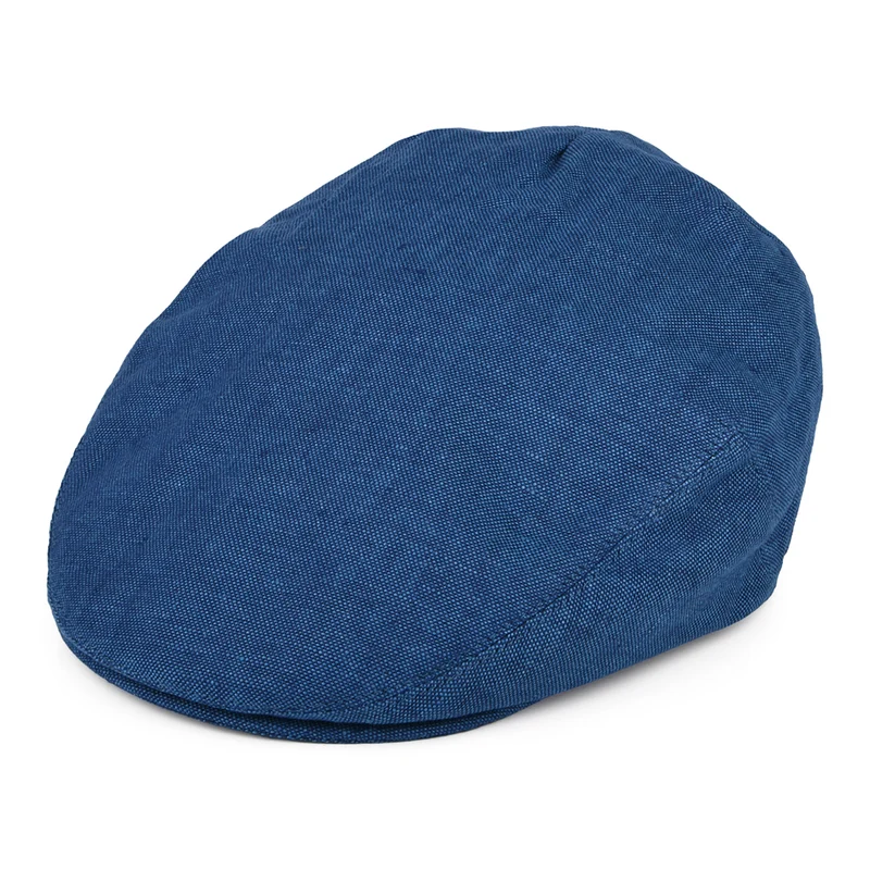 Failsworth Schiebermütze aus Irishem Leinen - Blau