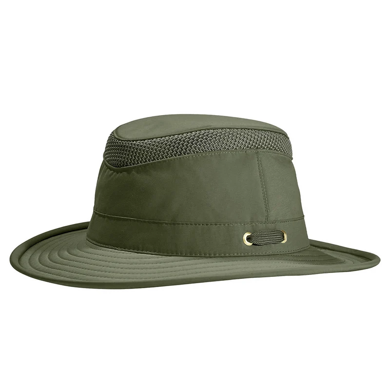 Tilley LTM5 Airflo Knautschbarer Sonnenhut - Olivgrün