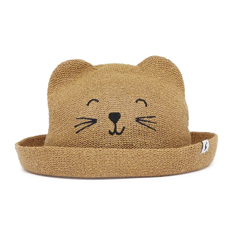 Joules Kinder Ashton Animal Sonnenhut - Braun