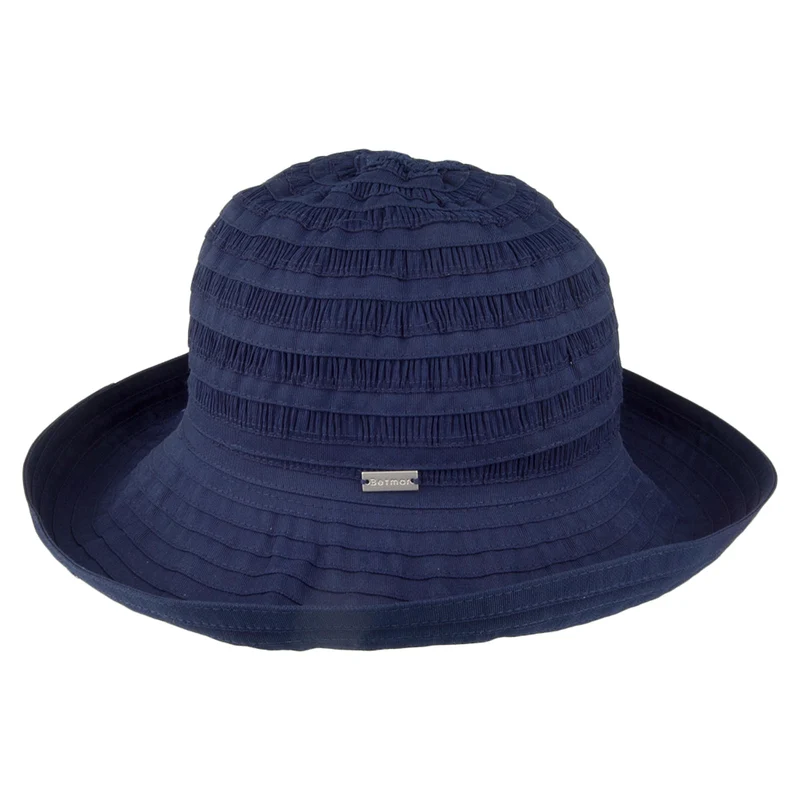 Betmar Klassischer Sonnenhut Sunshade - Marineblau