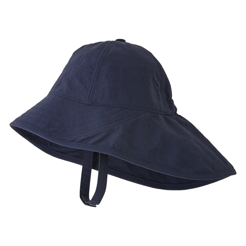 Patagonia Baby Block-the-Sun Sonnenhut - Marineblau