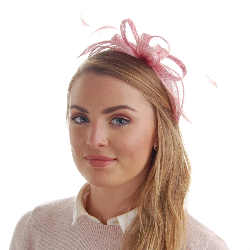 Failsworth Jenaya II Fascinator - Hellrosa