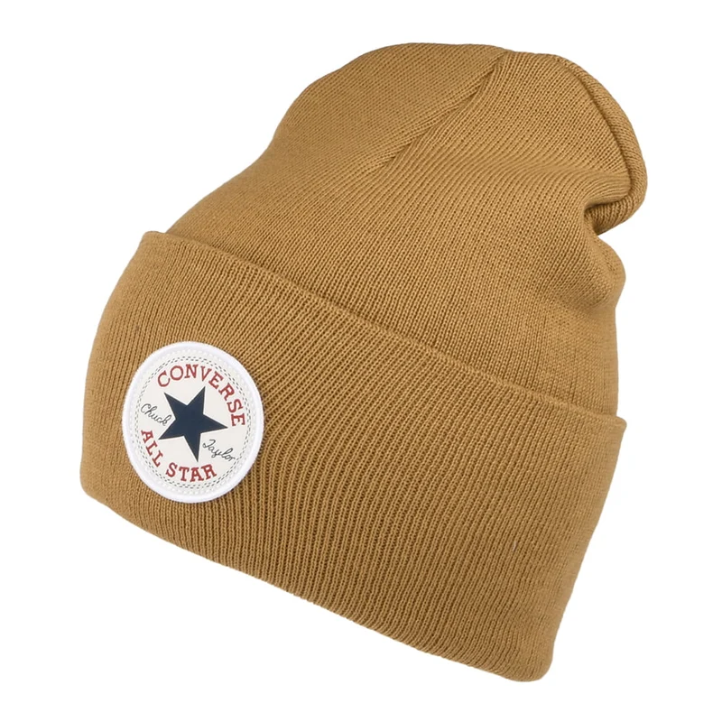 Converse Tall Chuck Taylor Mit Umschlag Beanie Mütze - Weizen