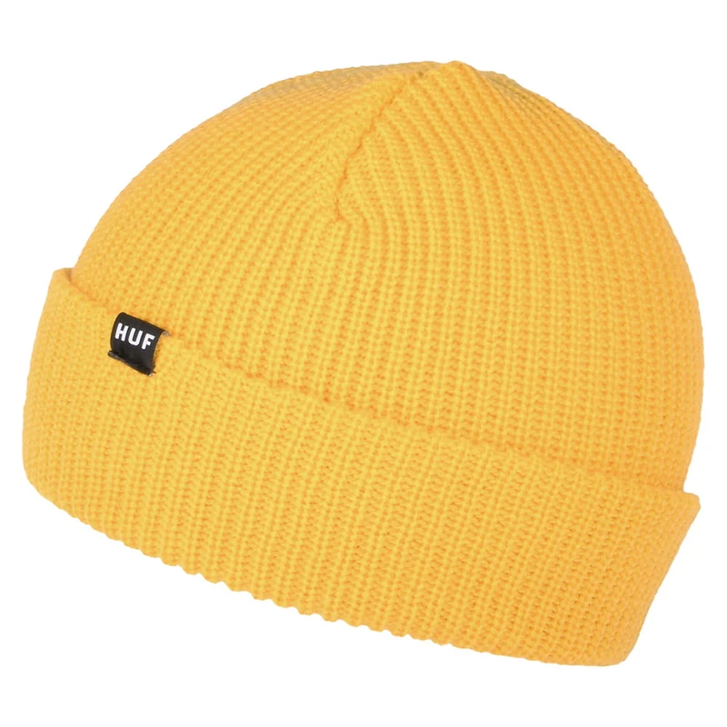 HUF Usual Fisherman Beanie Mütze - Kanariengelb