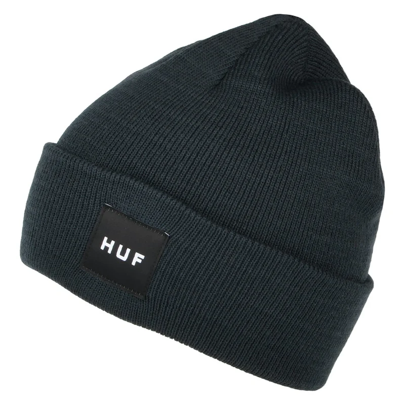 HUF Box Logo Beanie Mütze - Marineblau