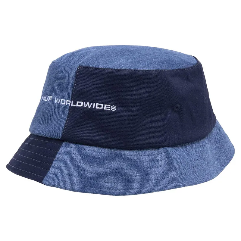 HUF Block Out Denim Fischerhut - Blau