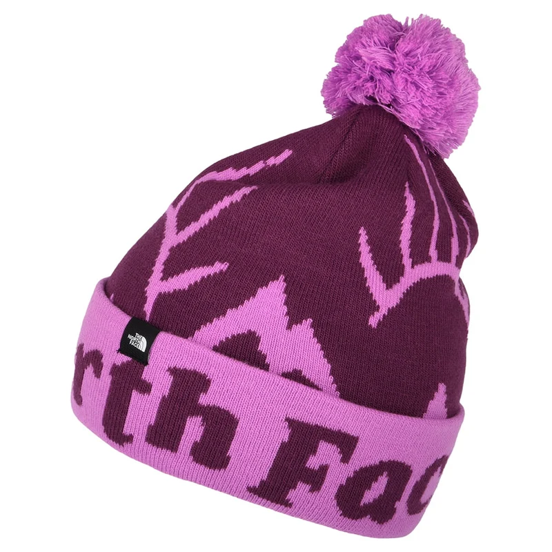 The North Face Kinder Ski Tuke Bommelmütze - Lila