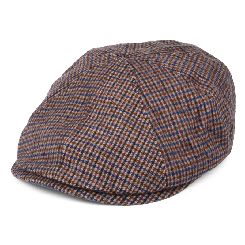 Bailey Finnegan Ballonmütze Houndstooth aus Wollmischung - Ocker
