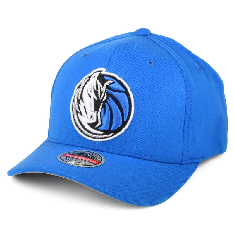 Mitchell & Ness Dallas Mavericks Snapback Cap - NBA Team Ground Stretch - Blau