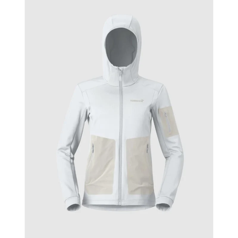 Norrøna Women'sfalketind warm2 stretch Hood - snow white