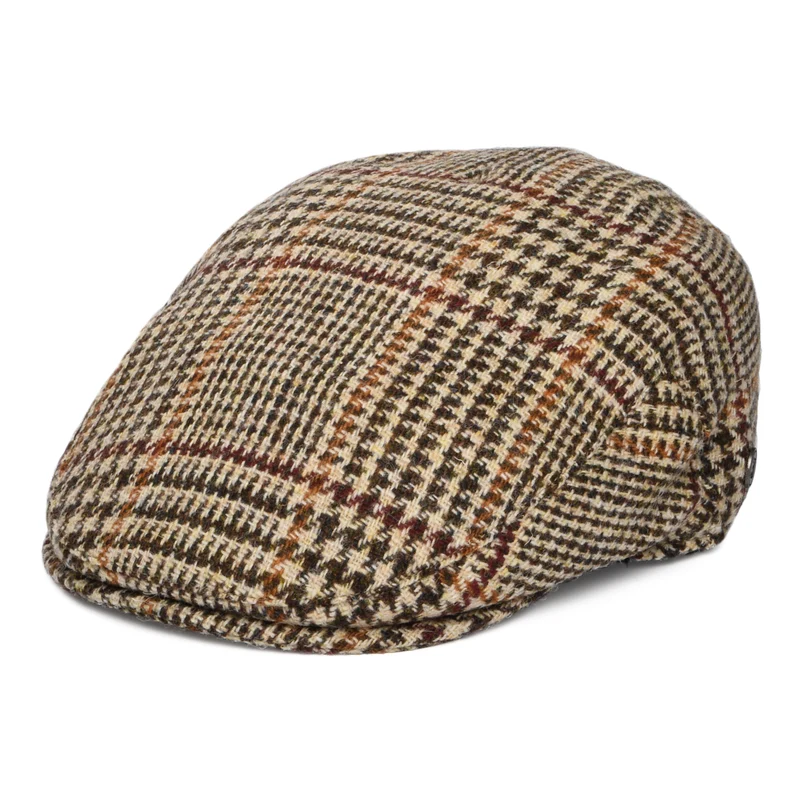 Jaxon & James Locheport HARRIS TWEED Schiebermütze - Braun-Hellbraun