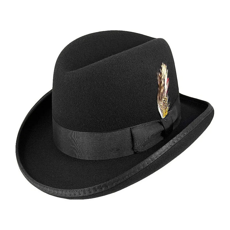 Jaxon & James Homburg Filzhut Schwarz Großhandel