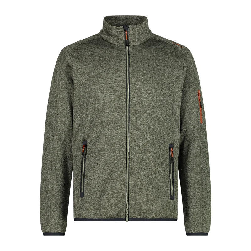 CMP MAN JACKET Herren Fleecejacke SAGE-ANTRACITE