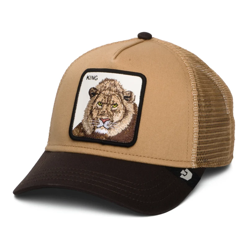 Goorin King Lion Trucker Cap - Braun