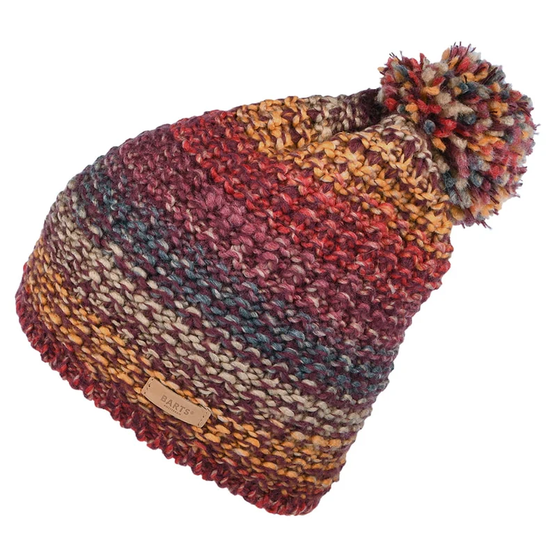 Barts Guadaloop Bommelmütze Space-Dyed - Herbstfarben