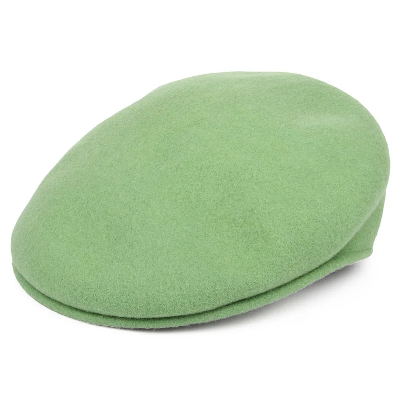 Kangol 504 Schiebermütze aus Wolle - Grün