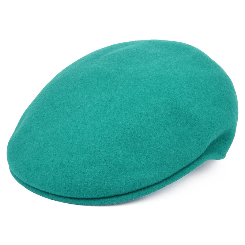 Kangol 504 Schiebermütze aus Wolle - Türkis