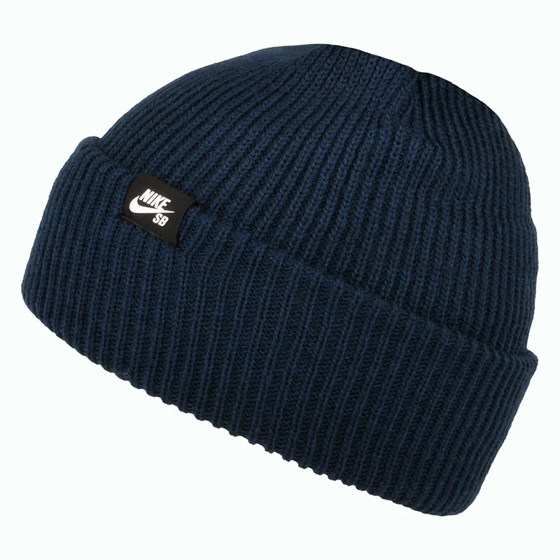 Nike SB Fisherman mit Umschlag Beanie Mütze - Marineblau