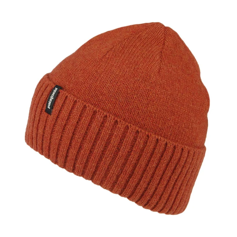 Patagonia Brodeo Beanie Mütze aus recycelter Wolle - Orange