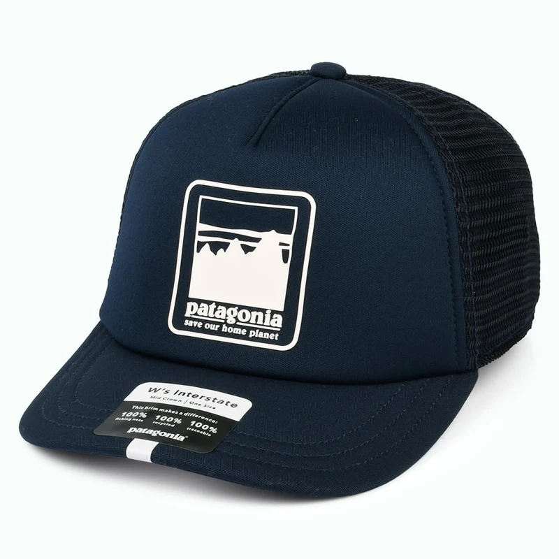 Patagonia Alpine Icon Interstate Trucker Cap - Marineblau