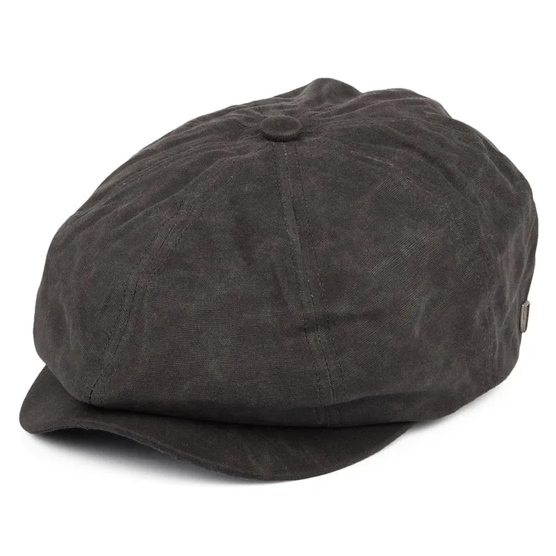 Brixton Brood II aus Wachstuch Ballonmütze - Grau