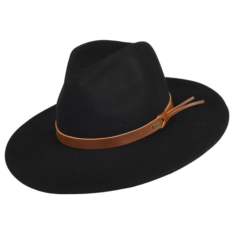 Brixton Field Proper Outback Hut aus Wollfilz - Schwarz