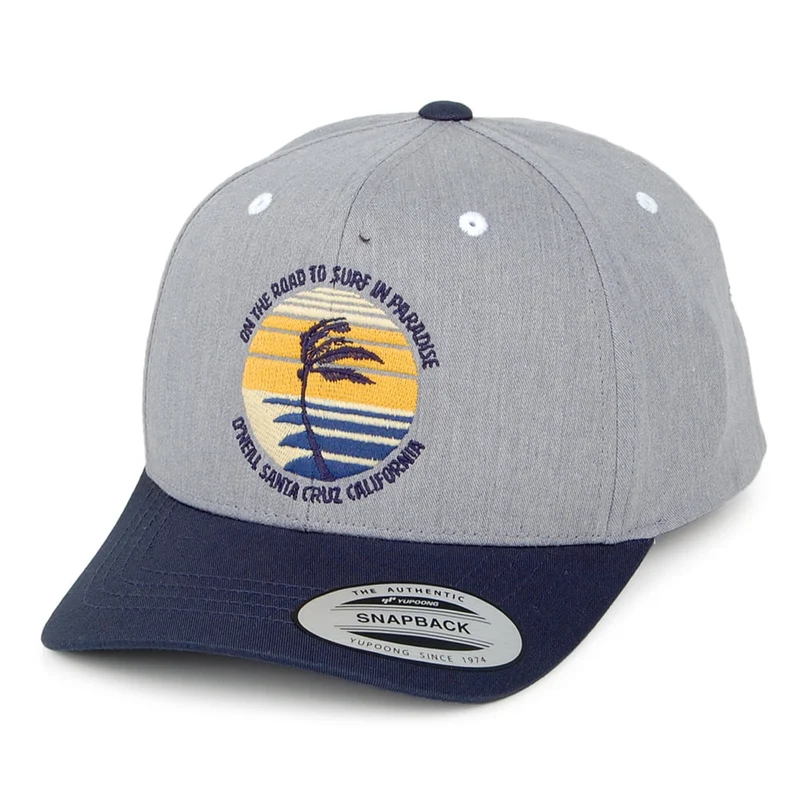 O'Neill Stamped Palm Tree Snapback Cap - Grau-Blau