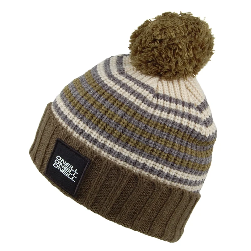 O'Neill Kinder Lines Bommelmütze - Grün-Creme