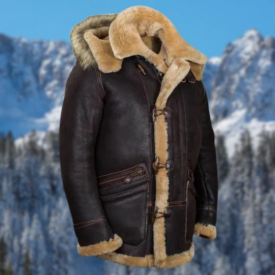 Winterzeitlose Lederjacke – Royce