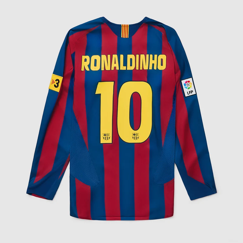 Nike FC Barcelona 2006 Reissue Langarmshirt mit Ronaldinho 10