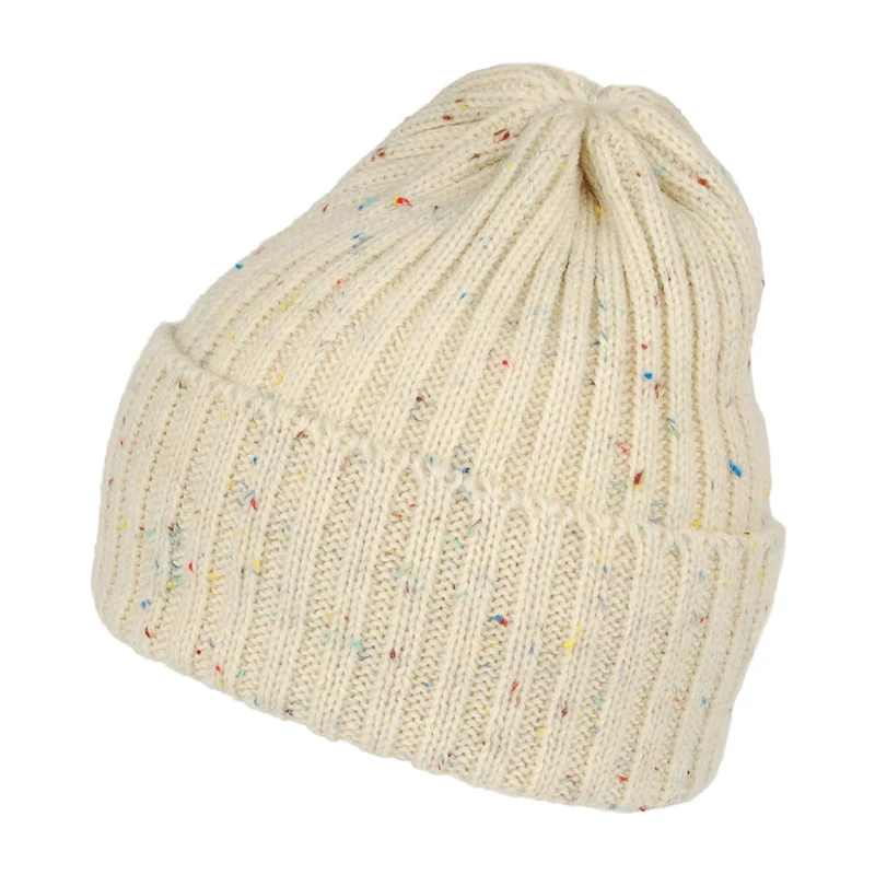 Highland 2000 Meliert Beanie Mütze - Winterweiß