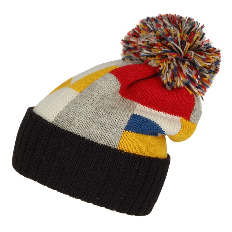 Highland 2000 De Stijl Bommelmütze - Mehrfarbig
