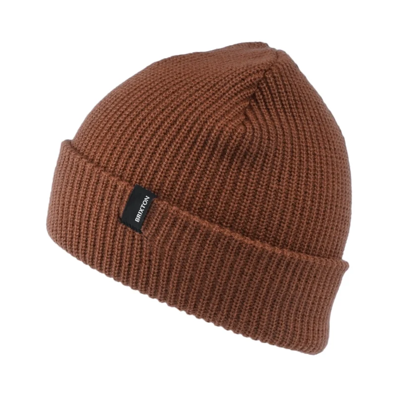 Brixton Heist Beanie Mütze mit Umschlag - Bernsteingelb