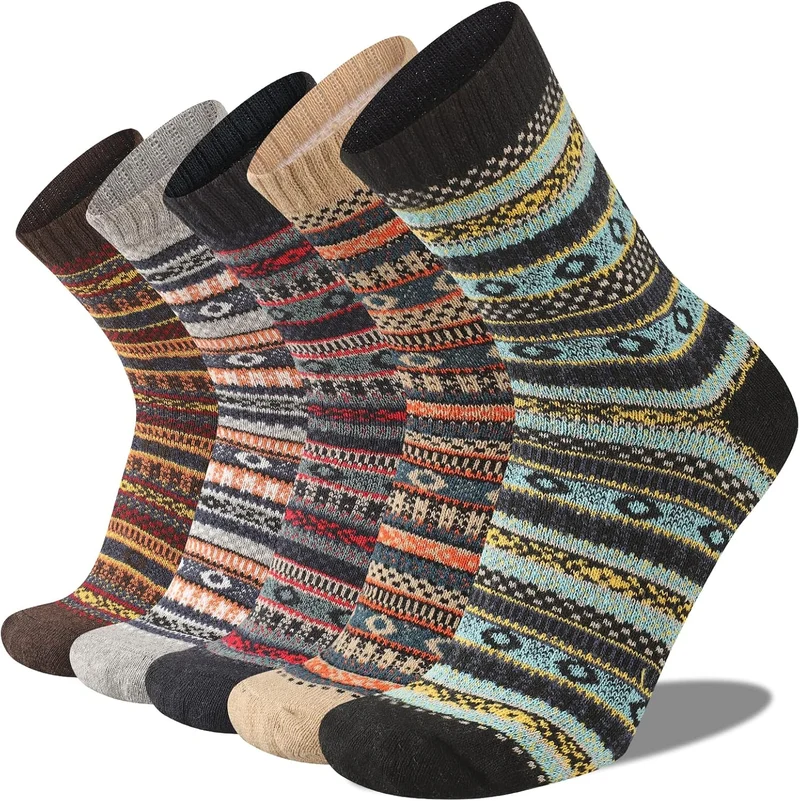 Bequeme Herren Thermosocken (5er-Set) – Herbstzauber Edition Kevin