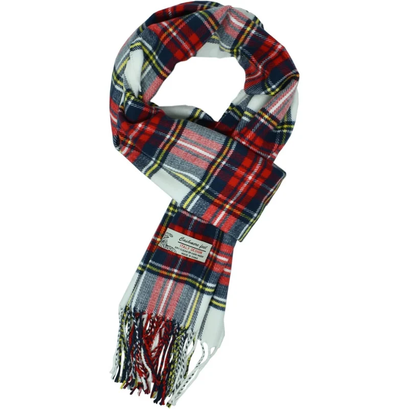 Scottish Stewart Tartan Winterschal – Ewan: Winterzauber Edition