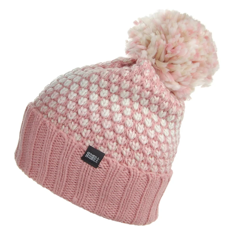 O'Neill Crescent Bommelmütze - Rosé-Weiß
