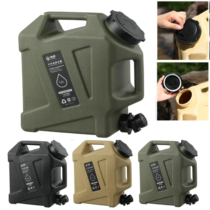 Tragbarer 12L Wasserbehälter - AquaTrek