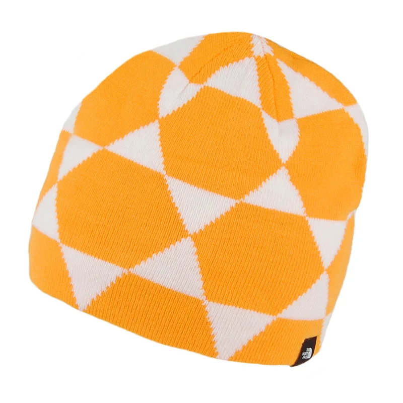 The North Face Alpine Beanie Mütze - Gelb-Weiß