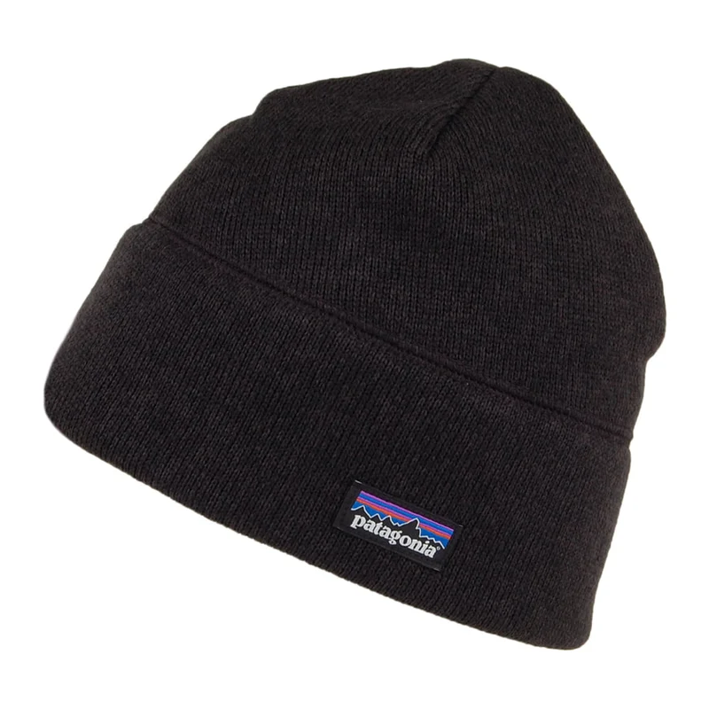 Patagonia Better Sweater Recycelte Beanie Mütze - Schwarz