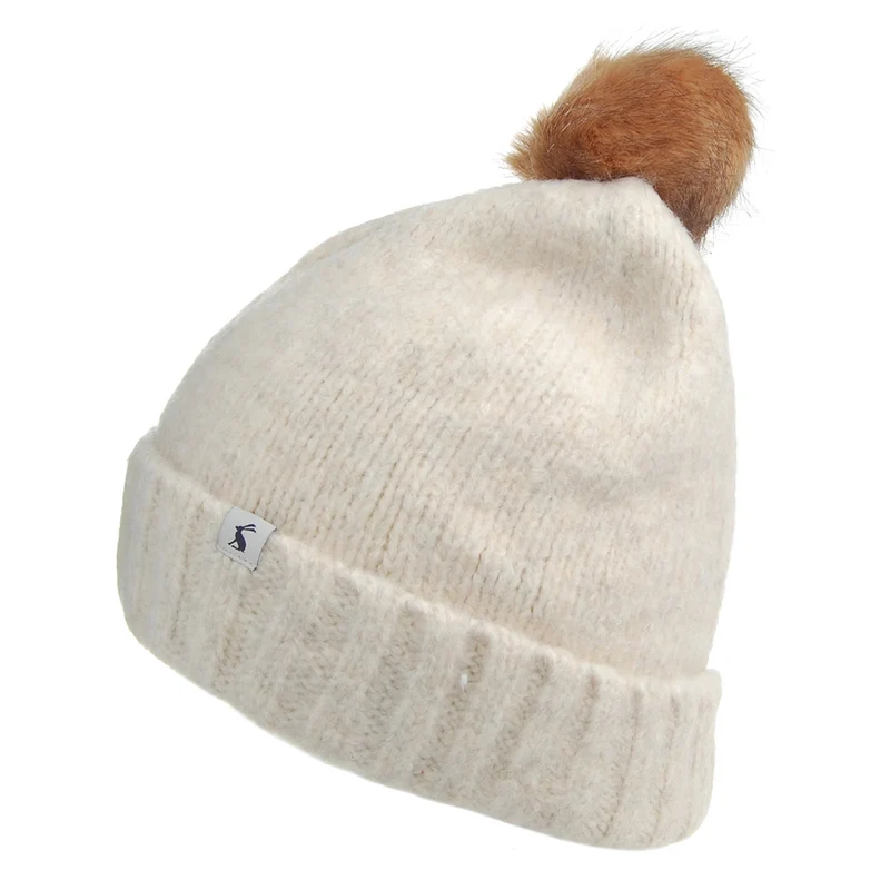 Joules Snugwell Bommelmütze - Creme
