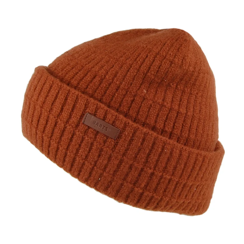 Barts Varde Beanie Mütze mit Umschlag - Rostrot